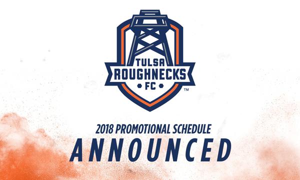 Tulsa Roughnecks Schedule 2022 Roughnecks Announce Exciting Lineup Of Promotions For 2018 - Fc Tulsa