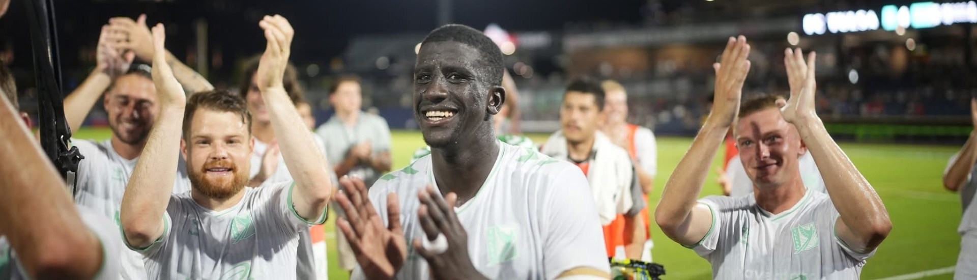 FC Tulsa celebrates win over Chattanooga in Jager Cup June 28