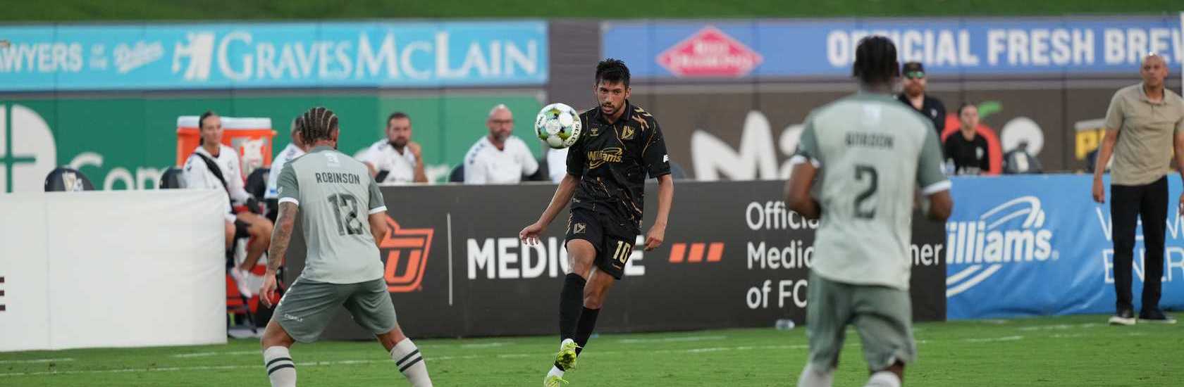 midfielder Kalil ElMedkhar found the back of the net with a decisive equalizer