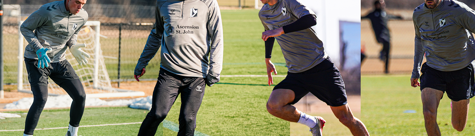 Images of Alex Tambakis, Bruno Lapa, Bailey Sparks, and Jeorgio Kocevski to preview the 2026 FC Tulsa Roster